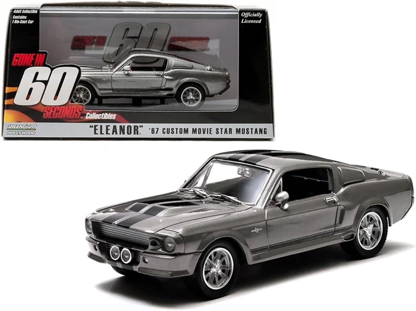 Greenlight 86411 - GONE IN 60 SECONDS - Eleanor 1967 Custom Mustang - 1/43 Scale