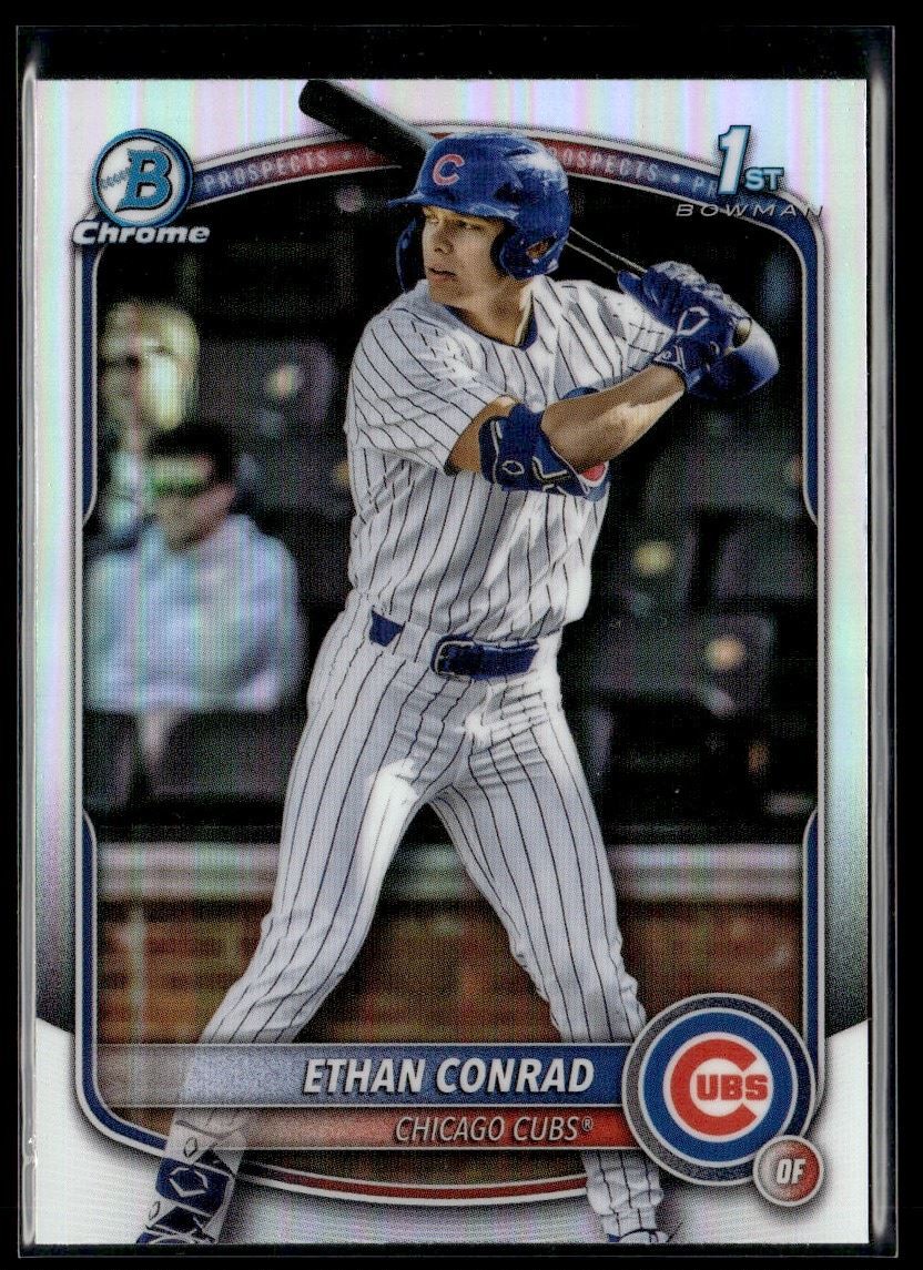 2025 Bowman Draft Chrome Refractor Ethan Conrad Chicago Cubs #BDC-17
