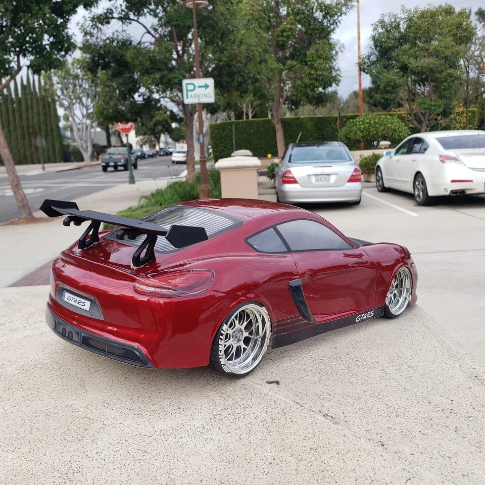 1/10 Custom Print PORSCHE GT4 4Tec-2 drift RDS DC10 YD2 MST TT02 Body Only - Image 4 of 4