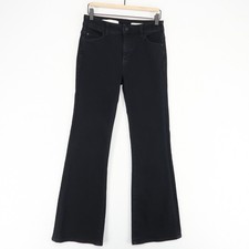 Pilcro High-Rise Bootcut Jeans Womens 26 Black Stretch Denim Anthropologie