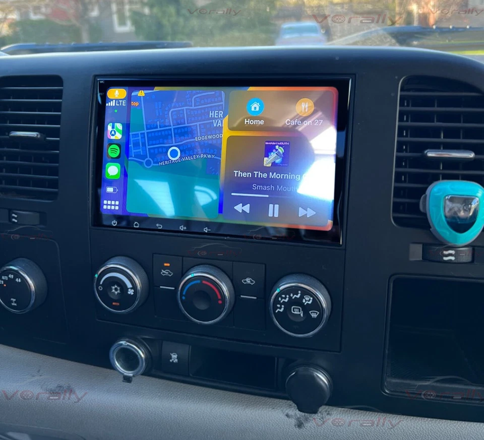 Carplay Stereo Radio For GMC Sierra 1500 / Chevy Silverado 2008-2013 Foto 3 de 4