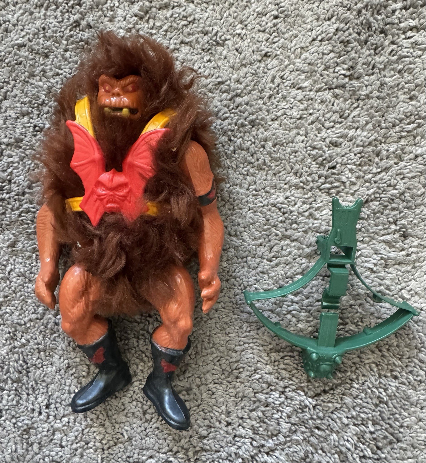 Masters of the Universe GRIZZLOR Complete Vintage 1985 He-Man MOTU Action Figure