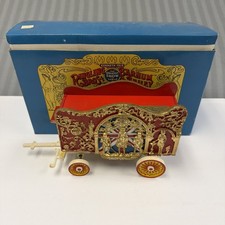 Ringling Bros Barnum & Bailey Circus Music Box Great Britain Bandwagon W/ Box #3