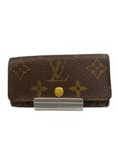 LOUIS VUITTON Multicle 4 Monogram Canvas PVC Brown Men's