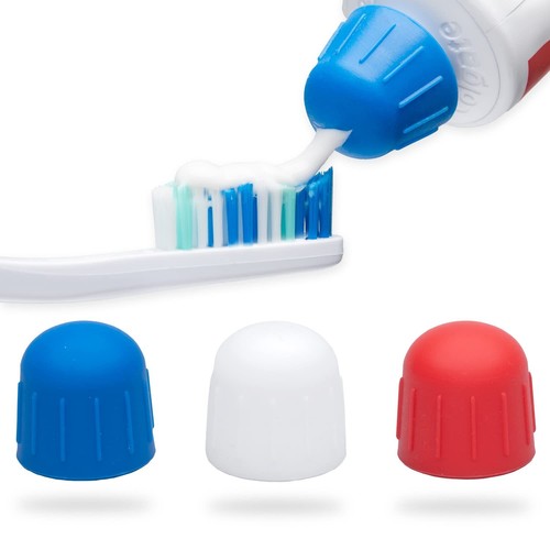 Toothpaste Topper, Self Closing Toothpaste Cap Dispenser, Self Cleaning Tooth...