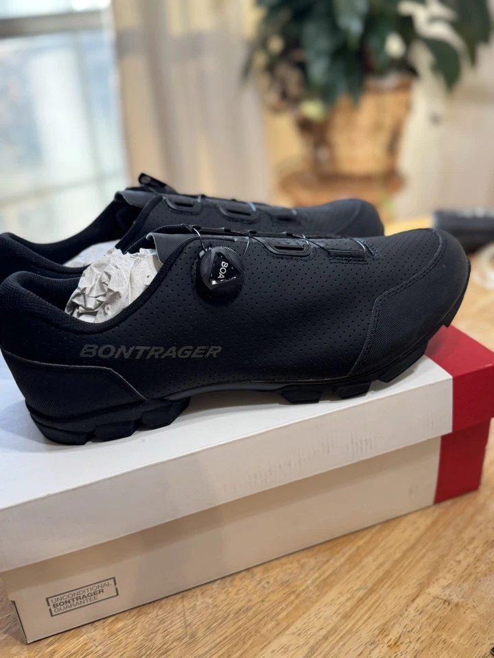 Zapatos de bicicleta de montaña Bontrager Evoke EU 47 US 14 Trek negros Foto 4 de 4