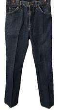 Vintage Lee Riders 80  s Dark Wash Jeans USA Made Men  s 31x34-Free Shipping