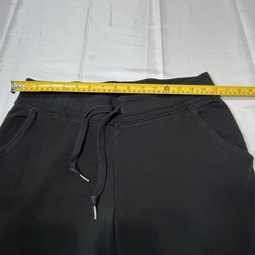 Victoria Secret Pink Women L Black Jogger Sweatpants Everyday Skinny Lounge Cozy