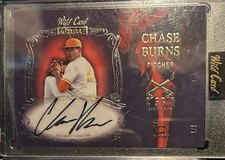 2024 Wild Card Matte RC Chase Burns Auto #1/1 Reds