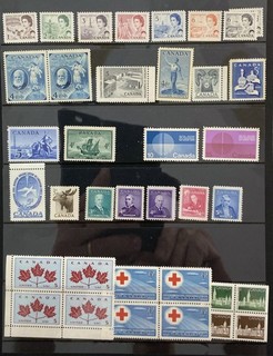 Canada selection from 40's 50's & 60's MNH