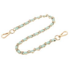 24" Purse Strap with Buckle for Shoulder and Cross Body Light Green Gold 