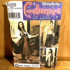 Simplicity Misses' Costumes 5359, Sizes 14, 16, 18, 20, Uncut