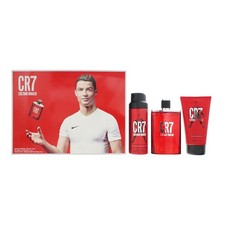 Image of Cristiano Ronaldo CR7 EDT 100ml, Shower Gel 150ml + Body Spray 150ml Gift Set