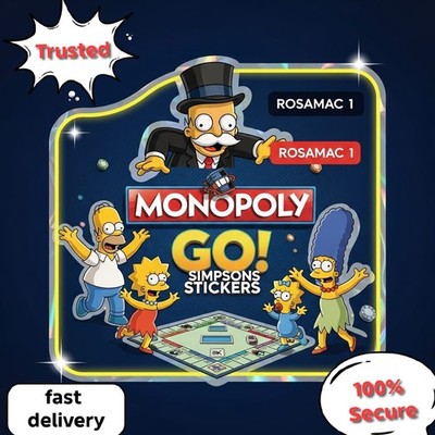 MOGO Stickers 1 - 6  ( ALL Stickers Avaiable) For Monopoly Go  SUPER FAST /24/7