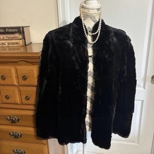 Vintage Mink Stole Cape Genuine Fur Flaws