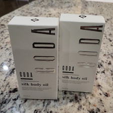 2 Bottles GODA Pheromone-Infused Silk Body Oil Moisturizer 50 ml 1.7 fl oz 