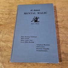 1949 Al Baker's Mental Magic Thirty Effects VINTAGE Magic Tricks Carl W. Jones