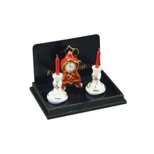 MINIATURE DOLLHOUSE 1:12 SCALE REUTTER CHRISTMAS FIREPLACE DECORATION - 1.603/5