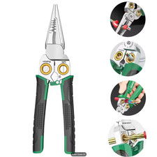 8-in-1 Wire Stripper for Electrician Needle N...