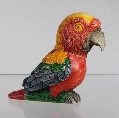 Harmony Kingdom Ball Pot Bellys/Belly - PRATTLES Parrot - xPBZBI6 - Retired NIB