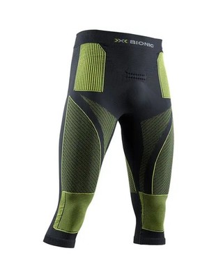 X-Bionic Energy Accumulator 4.0 Leggings 3/4 Baselayer Men, Charcoal/Yellow