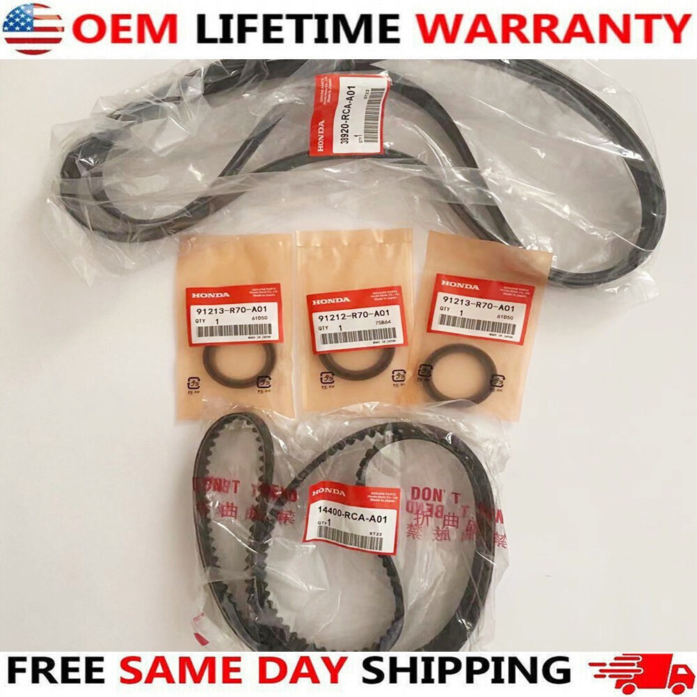 Genuine OEM 19200-RDV-J01 Timing Belt Kit with Water Pump for Accord Odyssey V6