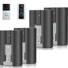 4PCS V4 Battery For Ring Doorbell Plus 5F77E9,Video Doorbell 2/3/4 Quick Release
