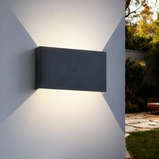 EBION Led Wall Light,Up and Down Indoor Outdoor Wall Lights IP54 Waterproof,6W 