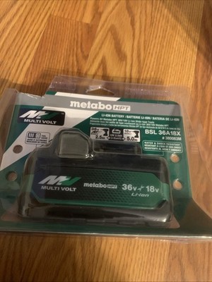 Metabo HPT BSL36A18X Multi Volt Li-ion 36/18v 2.5/5Ah Battery 380083M New
