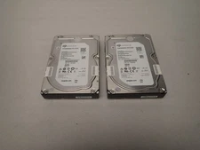 Lot of (2) ST3000NM0063 Seagate 3TB 7.2K RPM 6Gb/s 3.5" SAS HDD Hard Drive