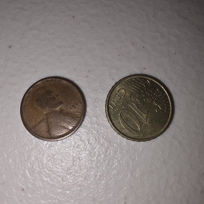 Spain 10 Euro Cent (Céntimo) 2005 Cervantes Brass Coin KM#1049