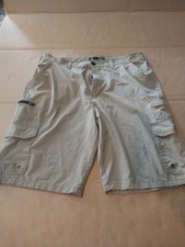 Iron Co Shorts Mens Size 36 Tan Cargo Utility Breathable Stretch Hiking Outdoor