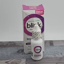 Blink N Clean Dry Contact Lens Drops 0.5 FL OZ 15 ML STERILE Bausch Lomb New