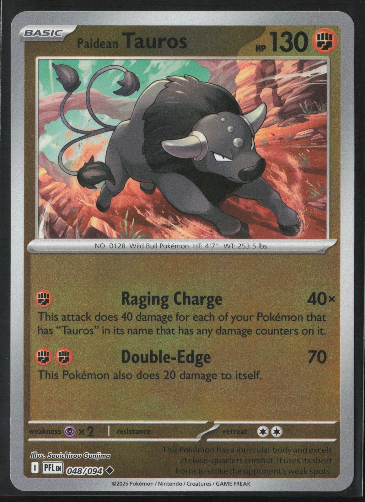 ME02: Phantasmal Flames #048/094 Paldean Tauros