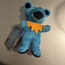 VTG NOS GRATEFUL DEAD HAIGHT STREET 7  BEAN BEAR COLLECTABLES LIQUID BLUE 1998
