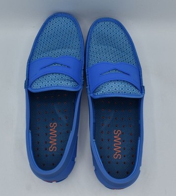 SWIMS Mens Size 15 Printed Penny Loafer Sail Blue Slip On Loafers Shoes‎ NIB $_57.JPG?set_id=880000500F main image 2