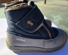 See Kai Run Blake Kids Insulated Boots Size 10 Navy Blue