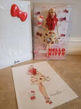 Hello Kitty Barbie 2017 Mattel Limited Edition! *NRFB* W/ ROBERT BEST SKETCH!!