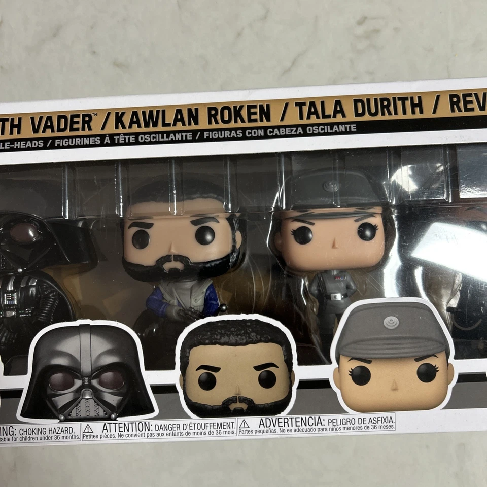 Funko Pop Obi-Wan Kenobi / Darth Vader / Kawlan Roken / Tala Durith / Reva Nuevo Foto 4 de 4