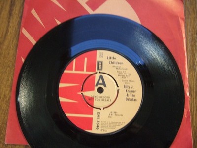 BILLY J. KRAMER - LITTLE CHILDREN / BAD TO ME - DEMO 7'' SINFLE EMI 2546  EX+