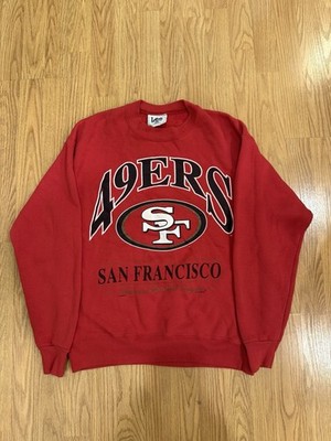 Vintage 1995 Lee Sport San Francisco 49ers Men's Crewneck Fleece Logo Pullover