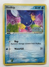 Mudkip 58/100 Ex Crystal Guardians Stamped Reverse Holo Heavily Played 2006