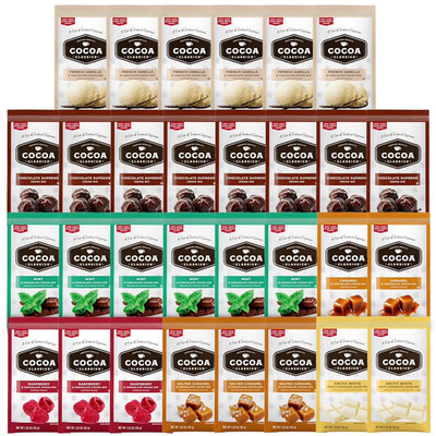 Land O'Lakes Assortment Cocoa Classics (30 Count) 7 Flavors Gifts for Family, Fr