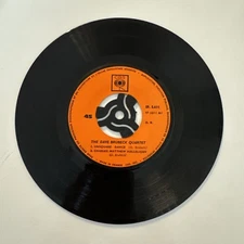 Dave  Brubeck Quartet "It's a Raggy Waltz/Unsquare Dance - 45 RPM Single