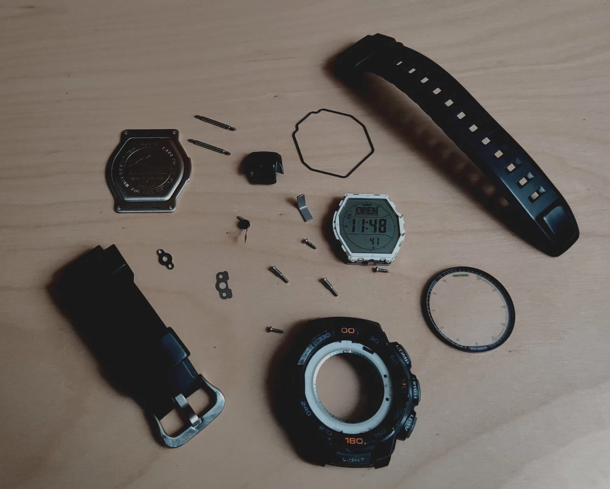 Módulo Solar Triple Sensor Casio Pro Trek PRG-270 3415 Piezas/Reparación - Probado