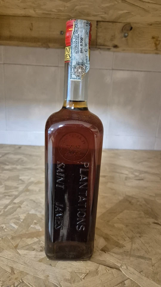 1X Rhum Saint James Royal Ambre 70cl 45% imp. Spirit anni 90 - Immagine 4 di 4