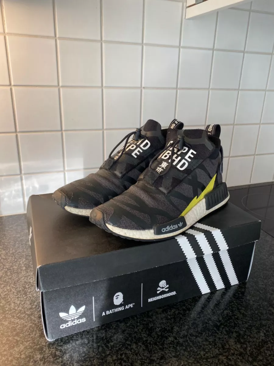 experiencia La playa semanal Adidas Nbhd Bape Nmd Stealth EE9702 | eBay