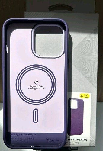 Nano Pop Mag Case for iPhone 14 Pro Max MagSafe Compatible Shockproof Grape - 第 1/5 張圖片