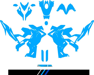 Vector Template BAJAJ PULSAR 200RS 200 RS a  escala real  1:1