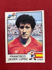 Panini Euro 84 Figure New-New Sticker #225. Francisco Javier Lopez (Spain)
